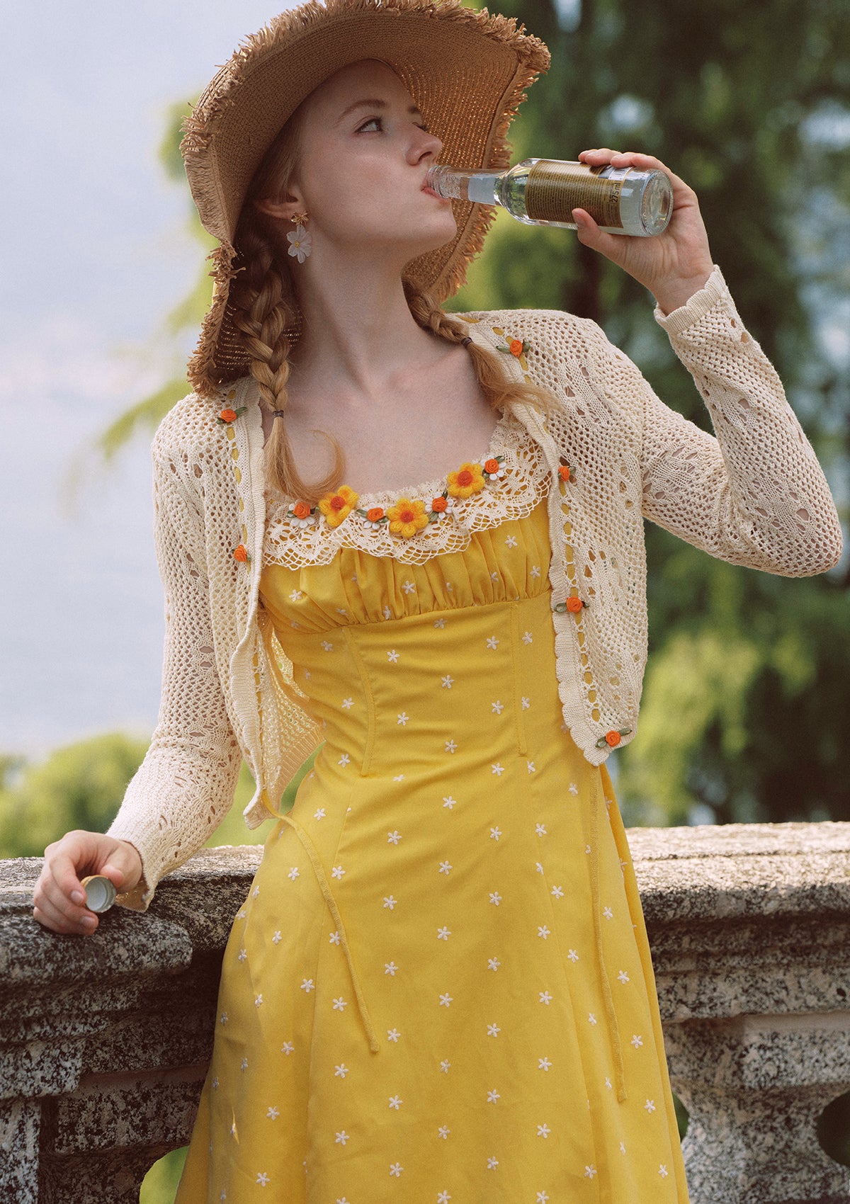 Little Orange Cardigan - Thrancidy