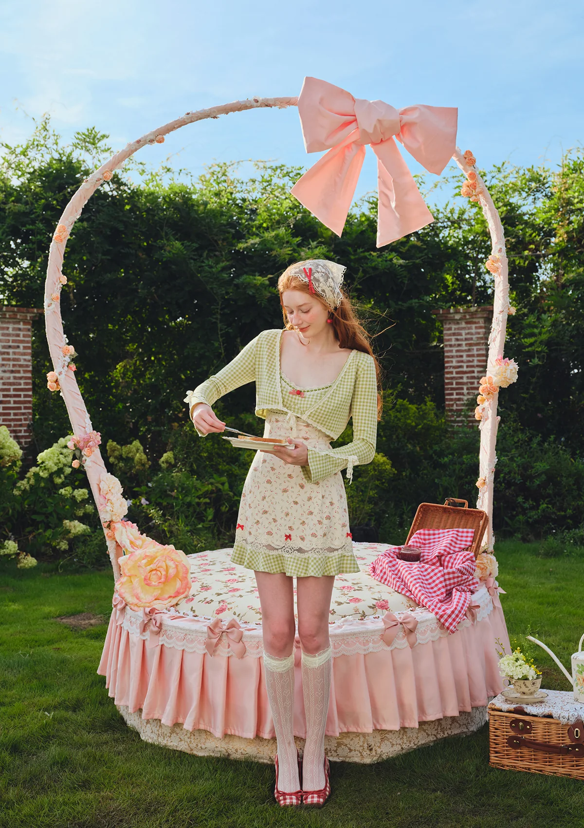 Matcha Red Bean Cardigan - Thrancidy