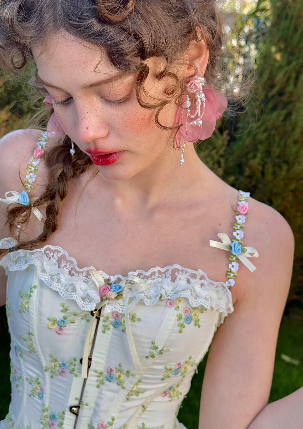 Crowned by Dew Ear Studs - Thrancidy