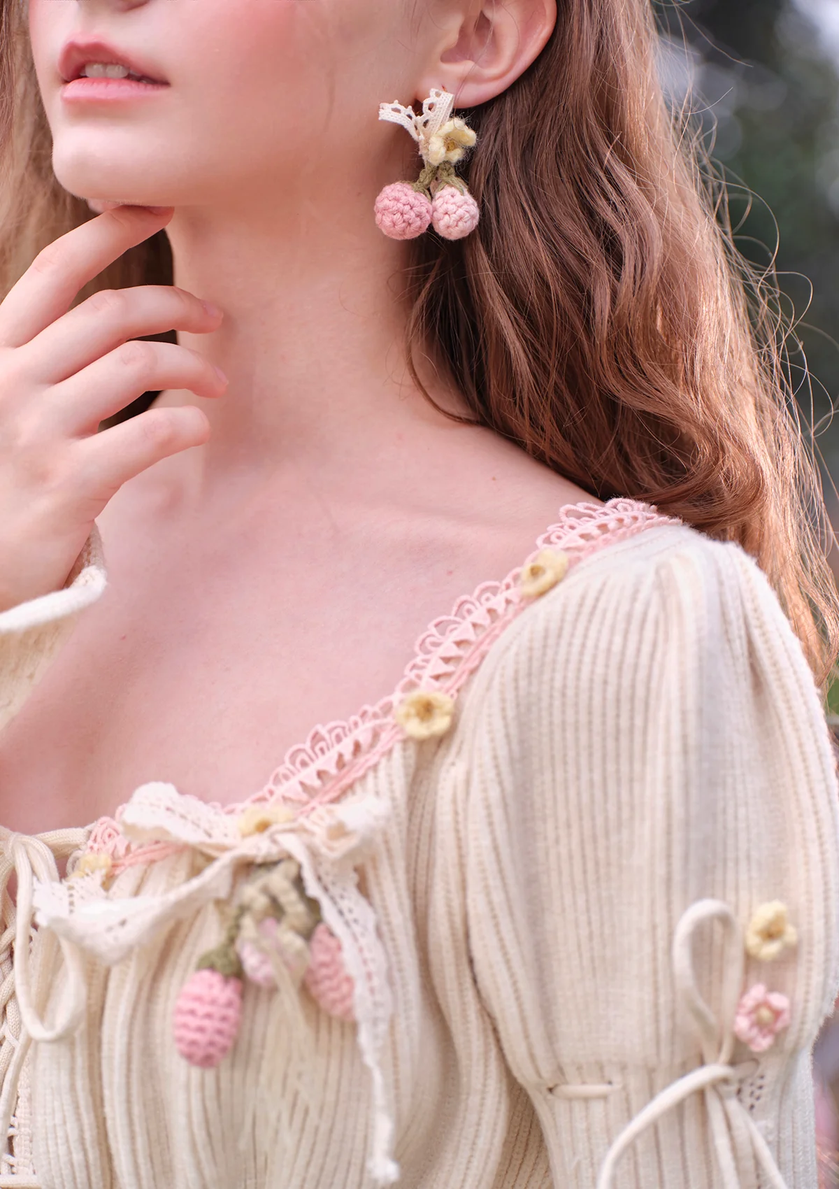 The Secret of Kingdom Flowerberry Ear Studs - Thrancidy