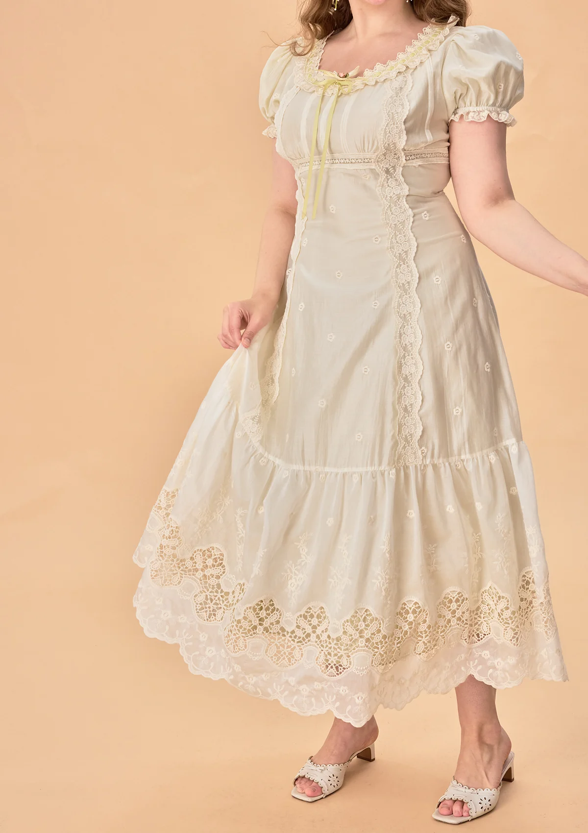 Curve & Plus Green Grapes Dress - Thrancidy