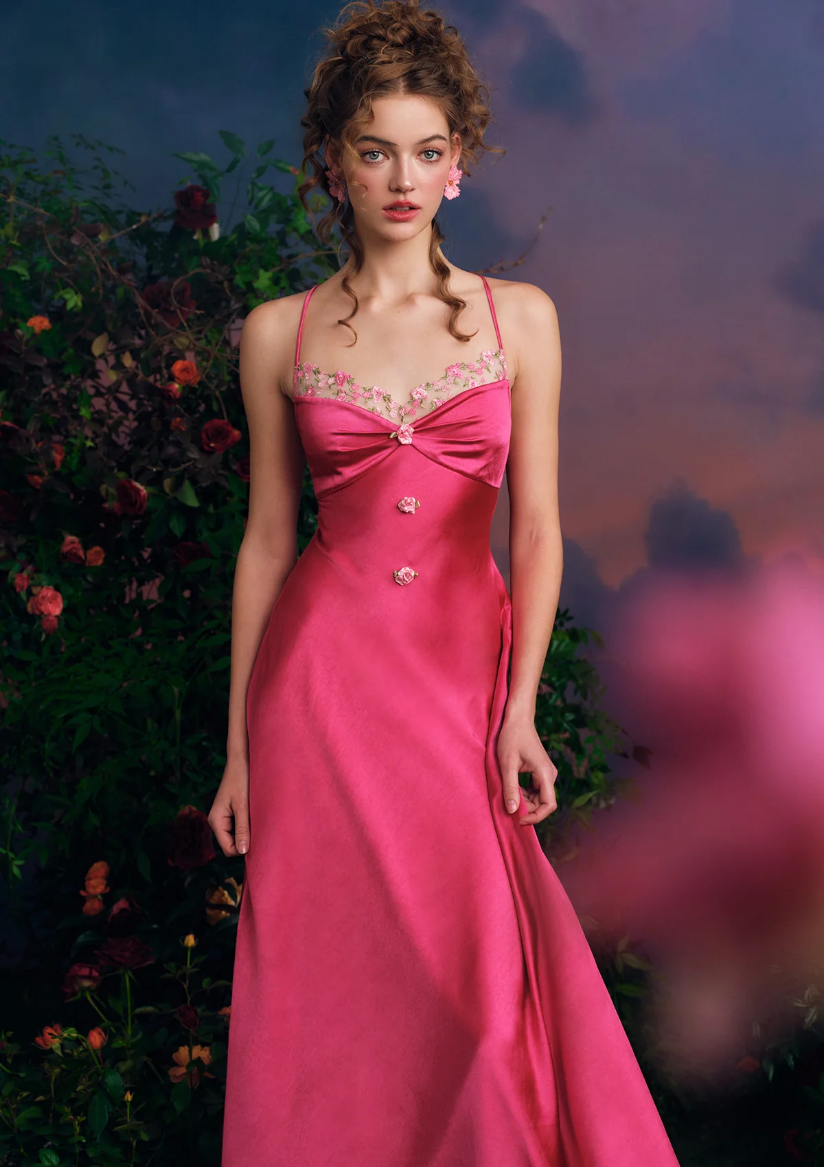 Tuberose Rose Beauty Dress - Thrancidy