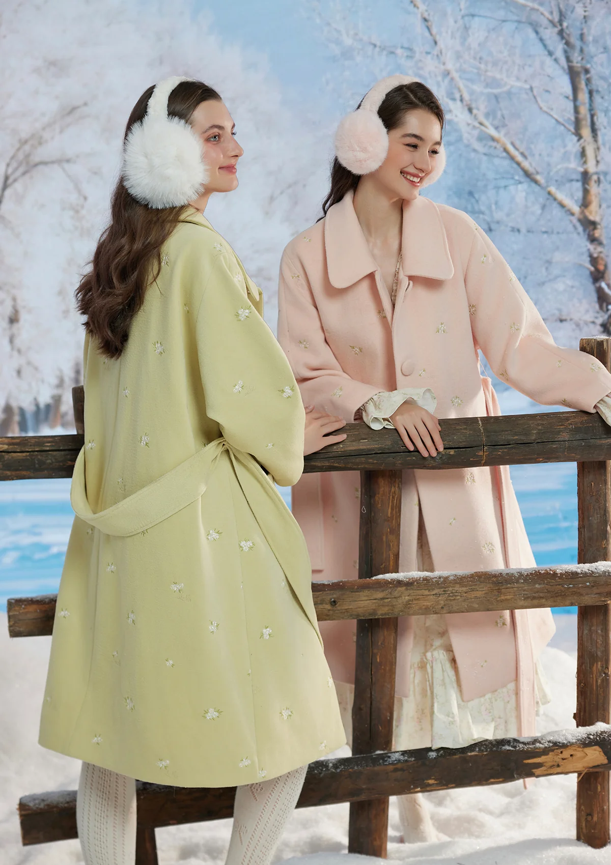 Blushy Wasabi Coat - Thrancidy