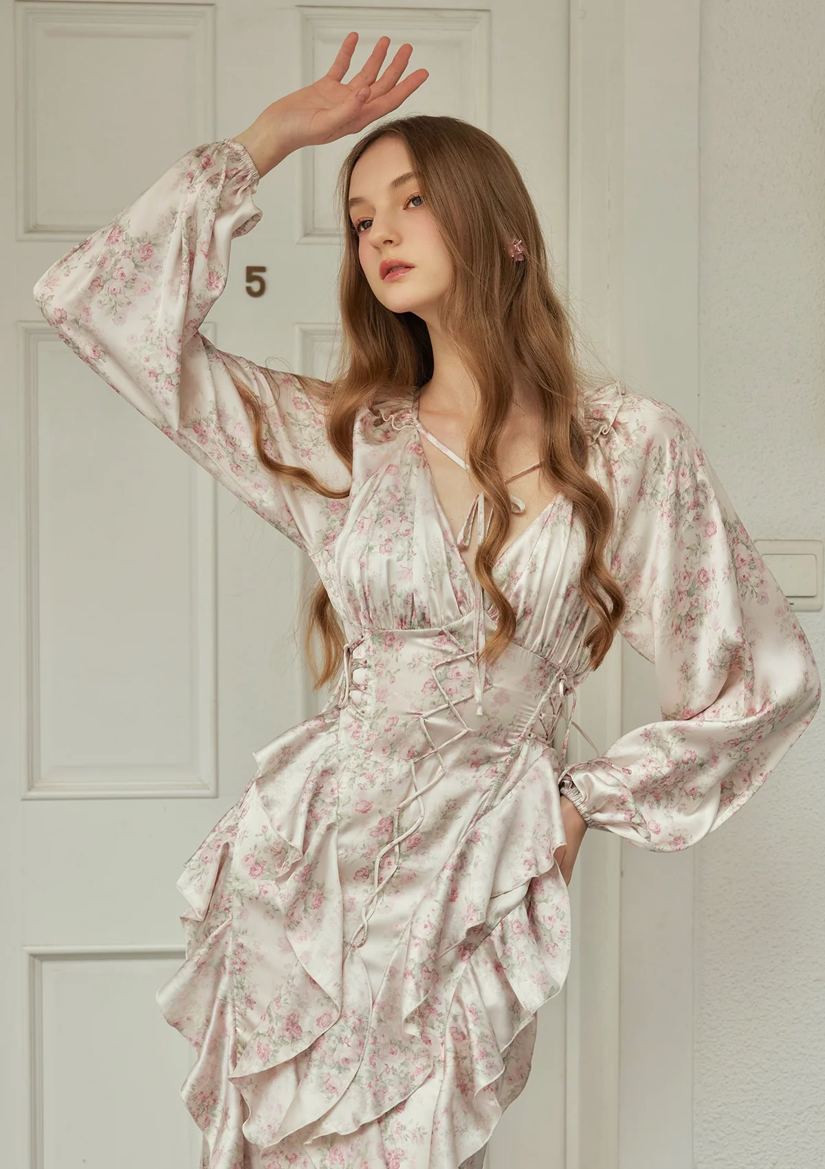 Curve & Plus Lady Blossom Dress - Thrancidy