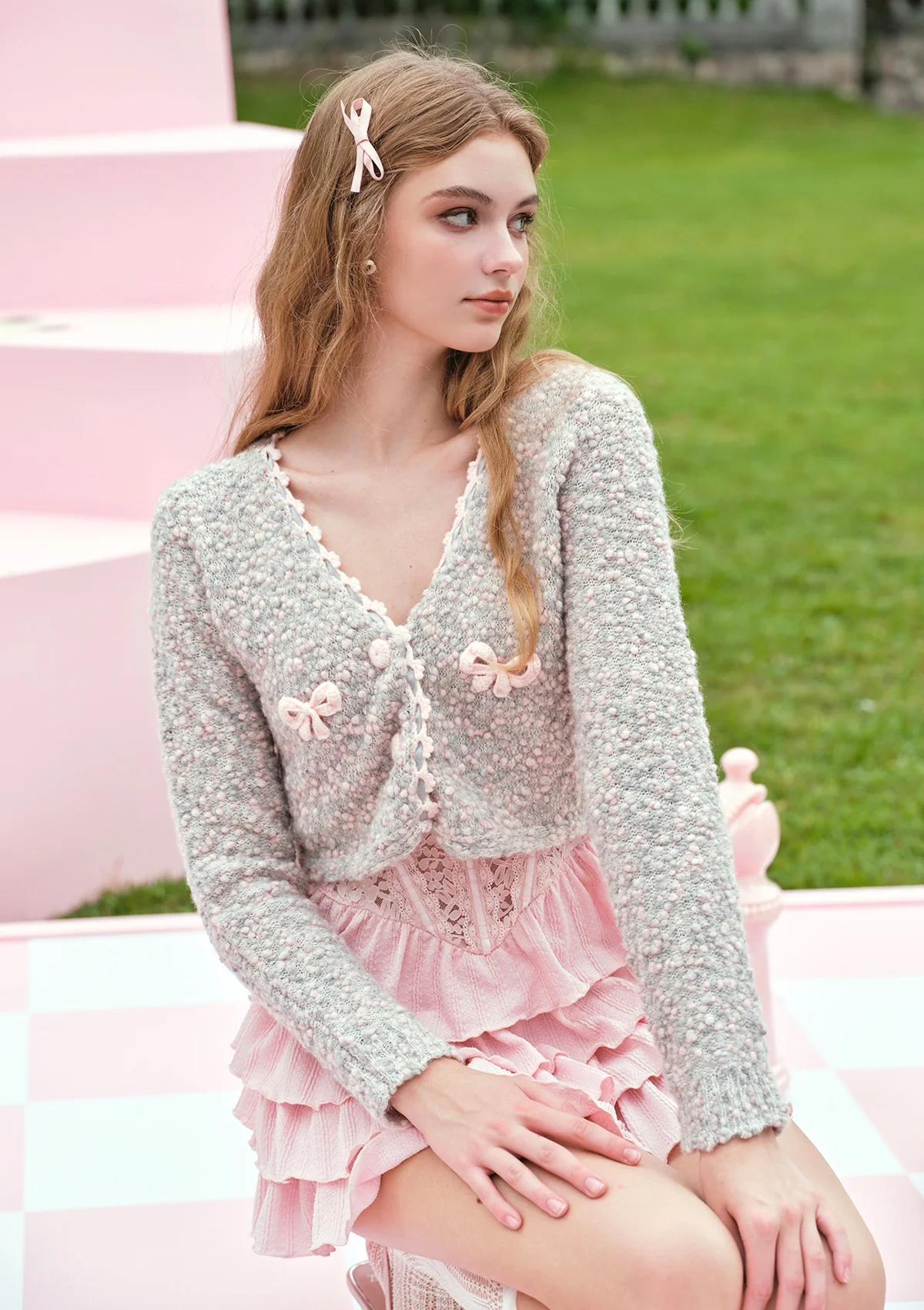 The Little Pineapple Knit Cardigan - Thrancidy