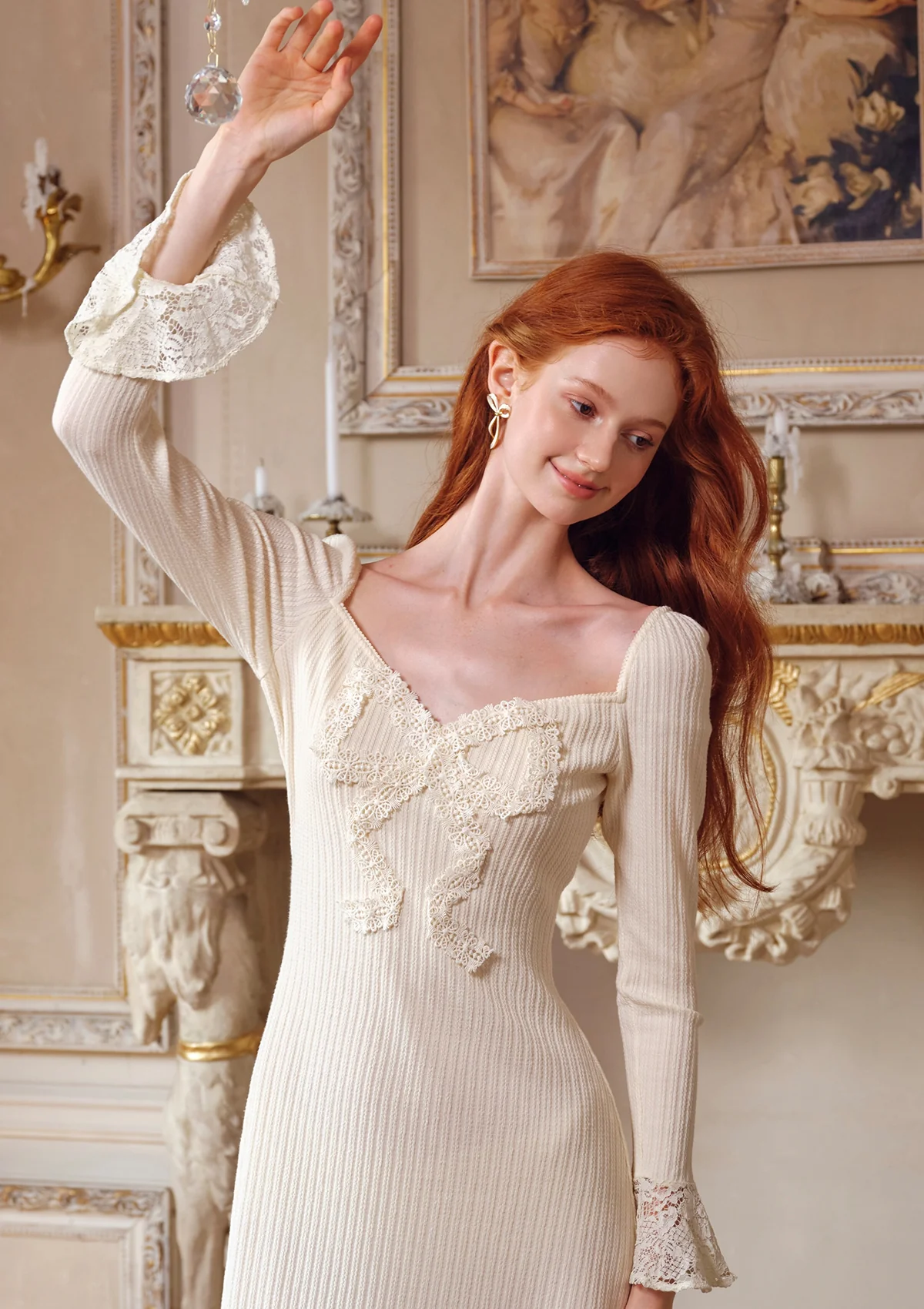 Lady Pearl Knit Dress - Thrancidy