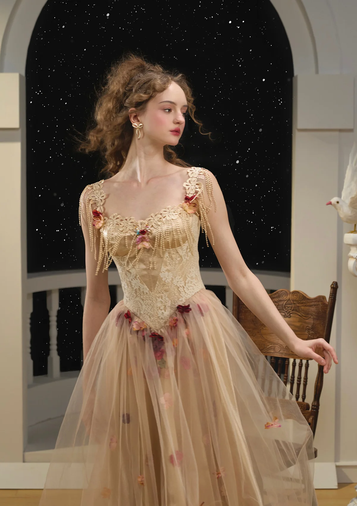 The Oracle of the Blossom Fairy Corset Dress - Thrancidy