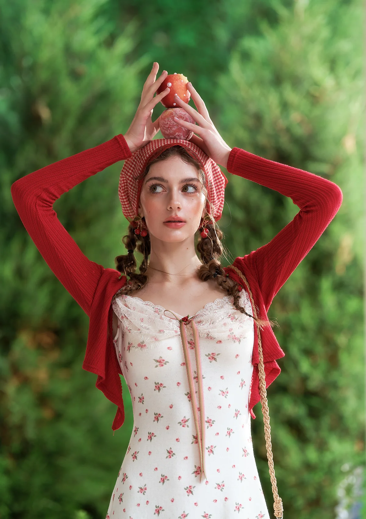 The Little Red Rose Dress - Thrancidy