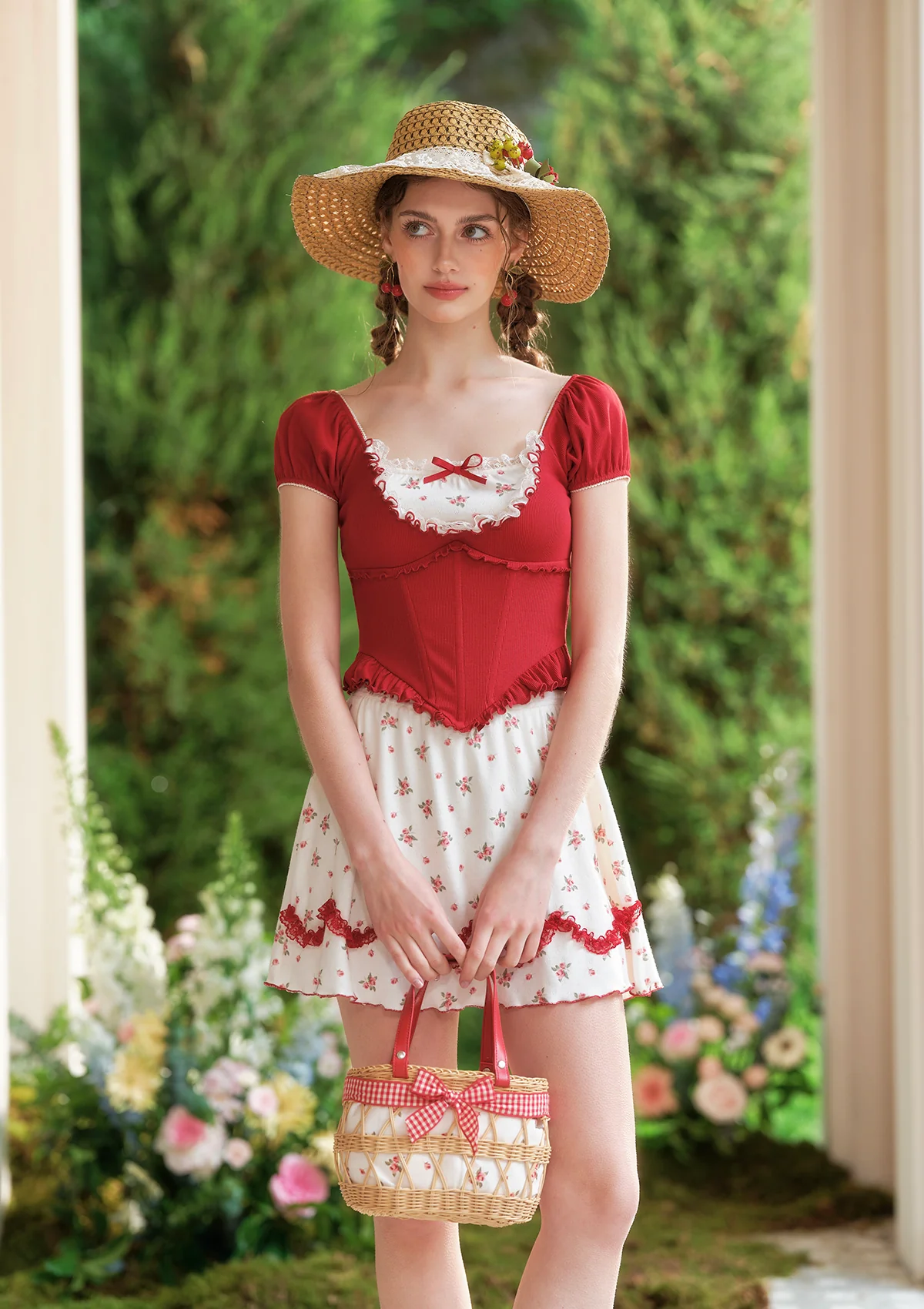 Juicy Watermelon Skirt - Thrancidy