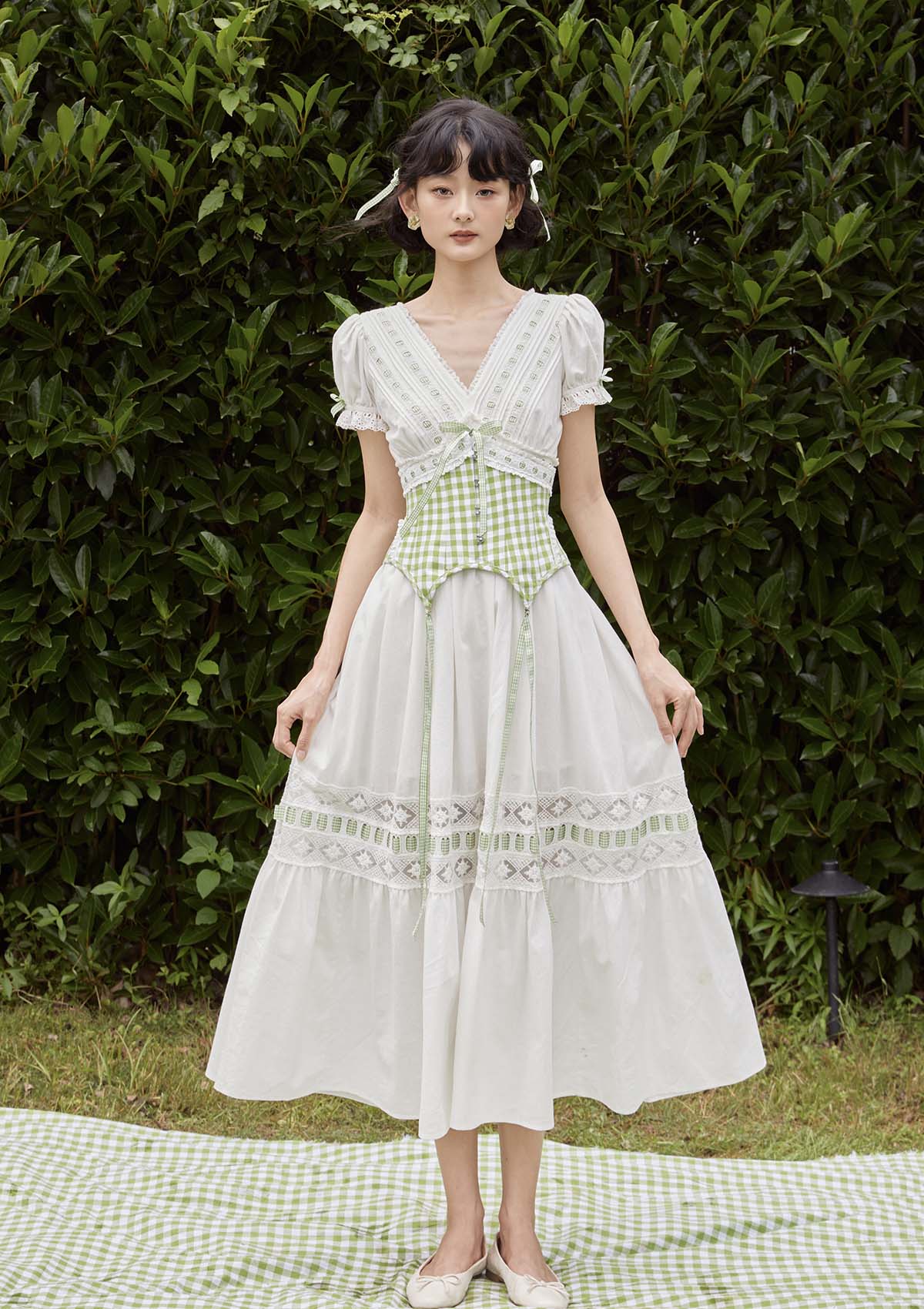 Green Apple Paradise Dress - Thrancidy