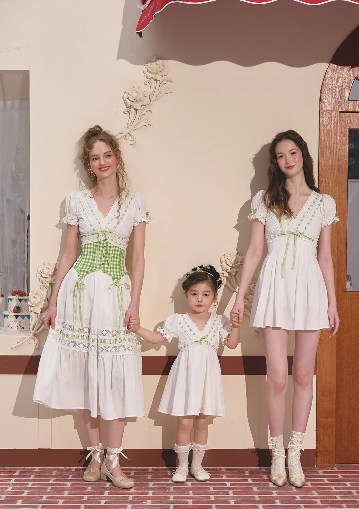 Toddler Girl Green Apple Paradise Dress - Thrancidy