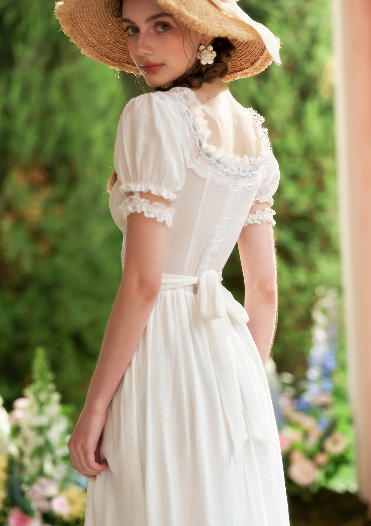 Dear White Pages Corset Dress - Thrancidy