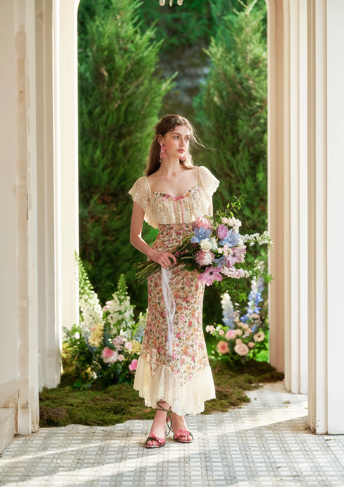 Morocco Garden Skirt - Thrancidy