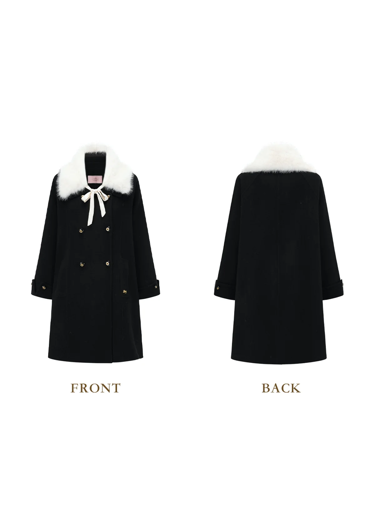 Princess Spade Double-faced Overcoat - Thrancidy
