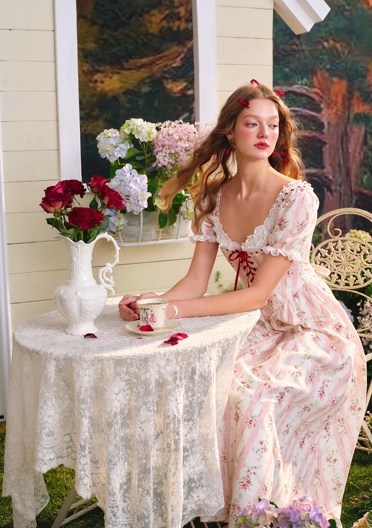 Audrey Tea Party Corset Dress - Thrancidy