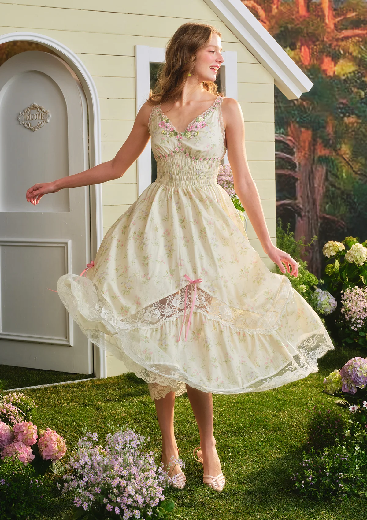 Floral Holiday Dress - Thrancidy