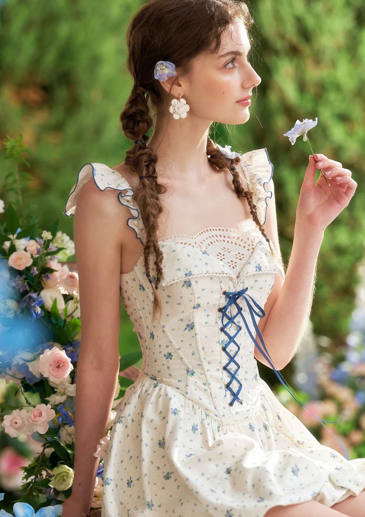 Blueberry Jam Jar Corset Dress - Thrancidy