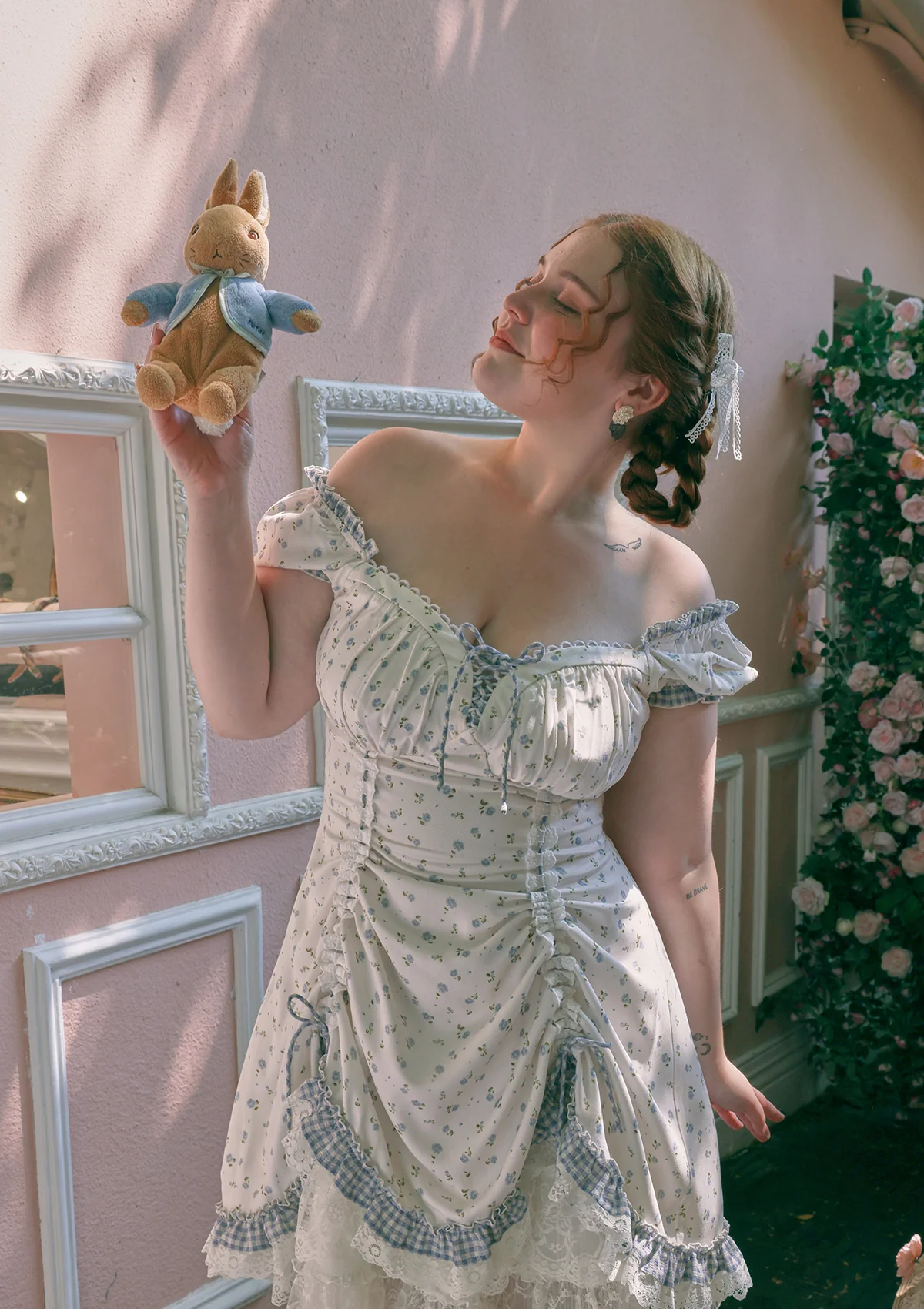 Curve & Plus Peter Rabbit Dollhouse Dress - Thrancidy