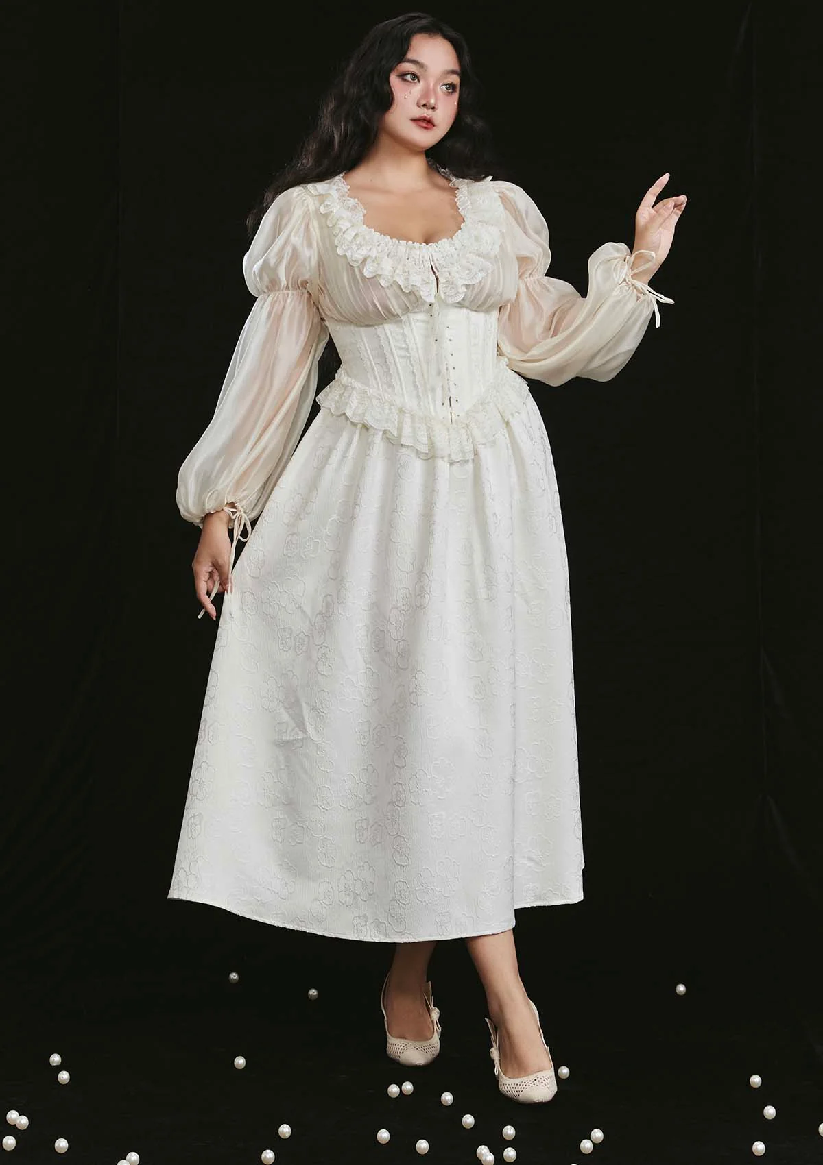 Curve & Plus Psyche Corset Dress - Thrancidy