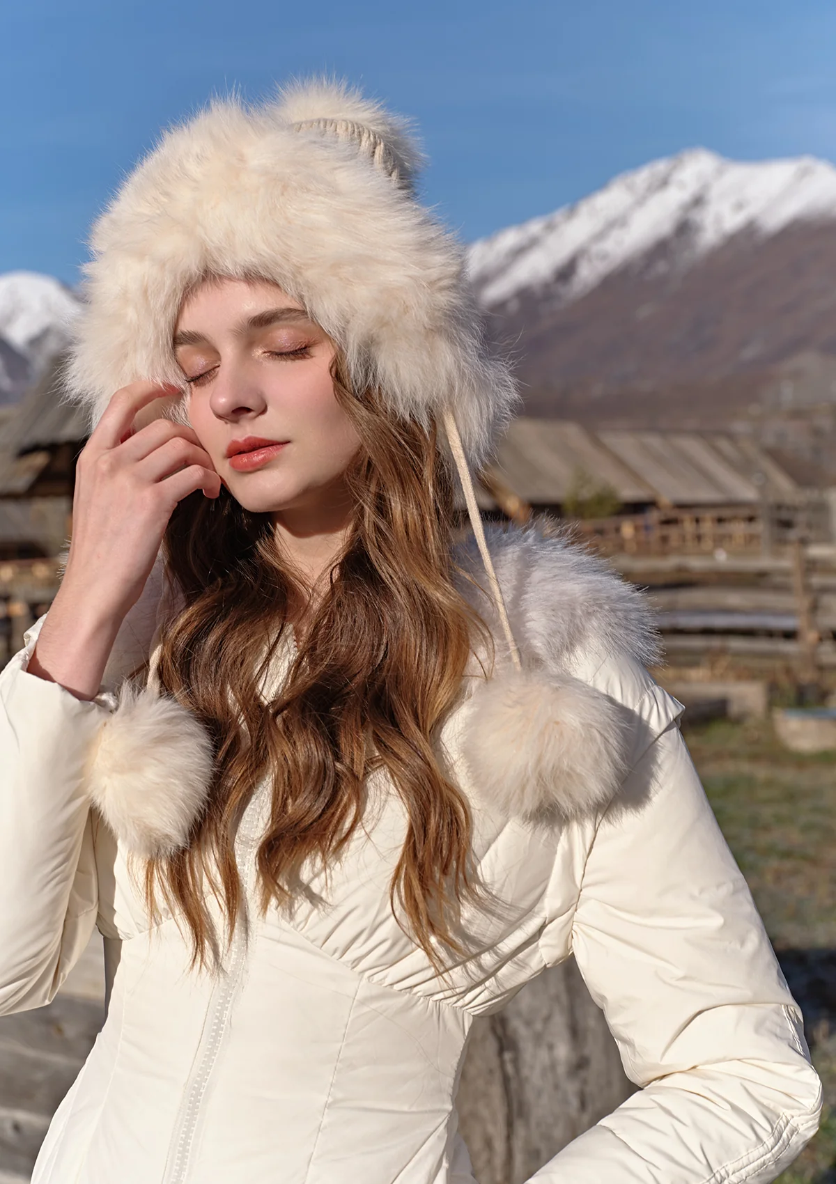 Paper Feather Down Coat(White) - Thrancidy