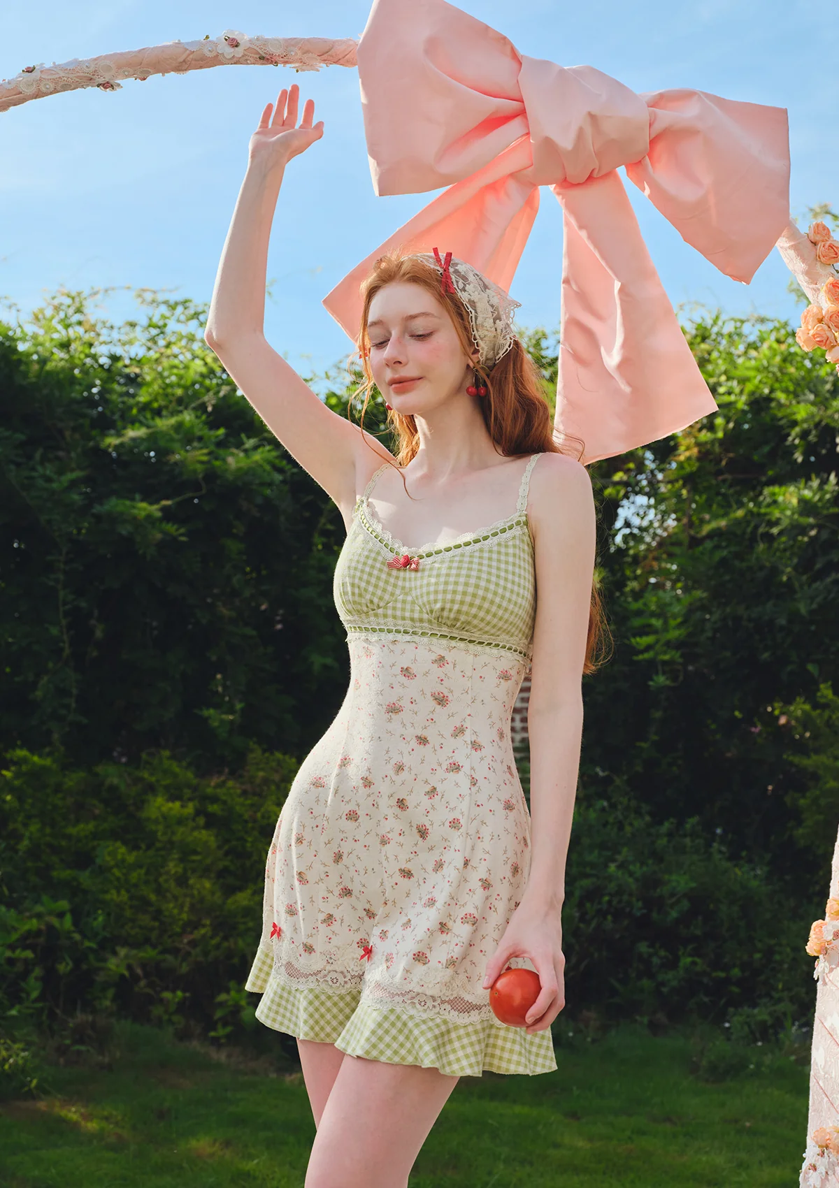 Matcha Red Bean Dress - Thrancidy