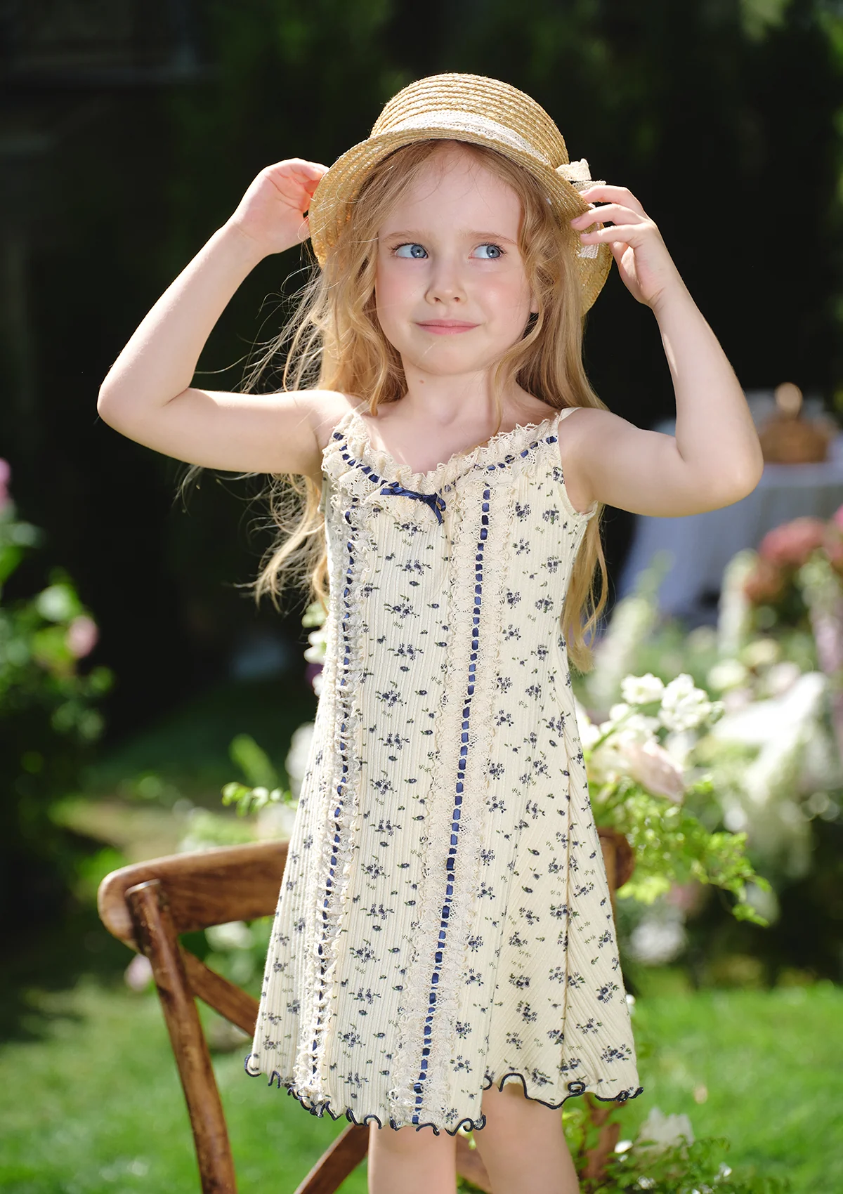 Toddler Girl Blueberry Dress - Thrancidy