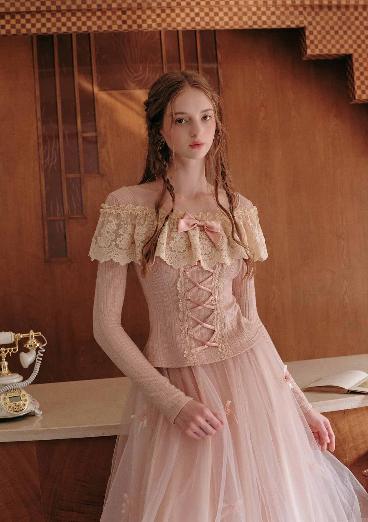 Warm Winter & Sweet Chestnut Knit Top - Thrancidy