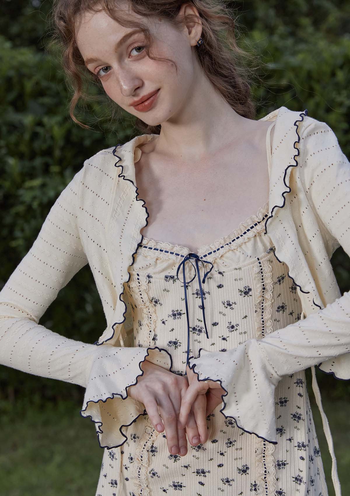 Blueberry Knit Cardigan - Thrancidy