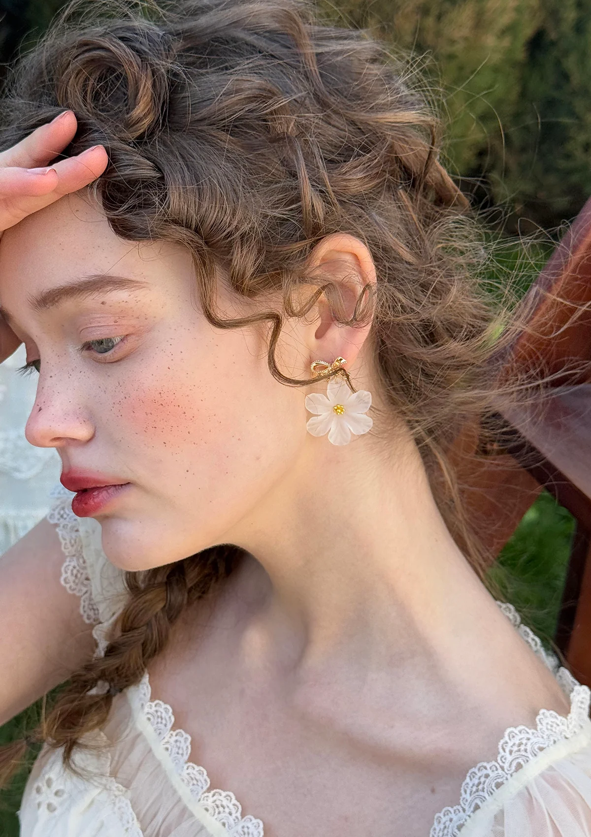 Sunlit Petals Ear Studs - Thrancidy