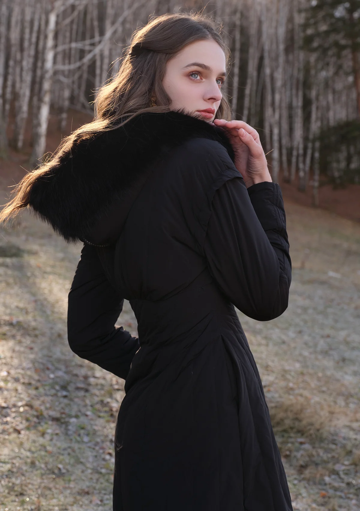 Paper Feather Down Coat(Black) - Thrancidy