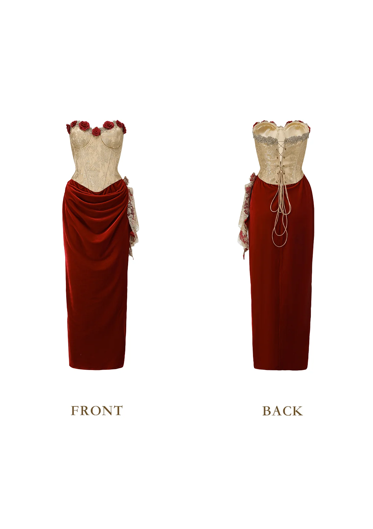 Wild Rosa in Spain Corset Dress - Thrancidy