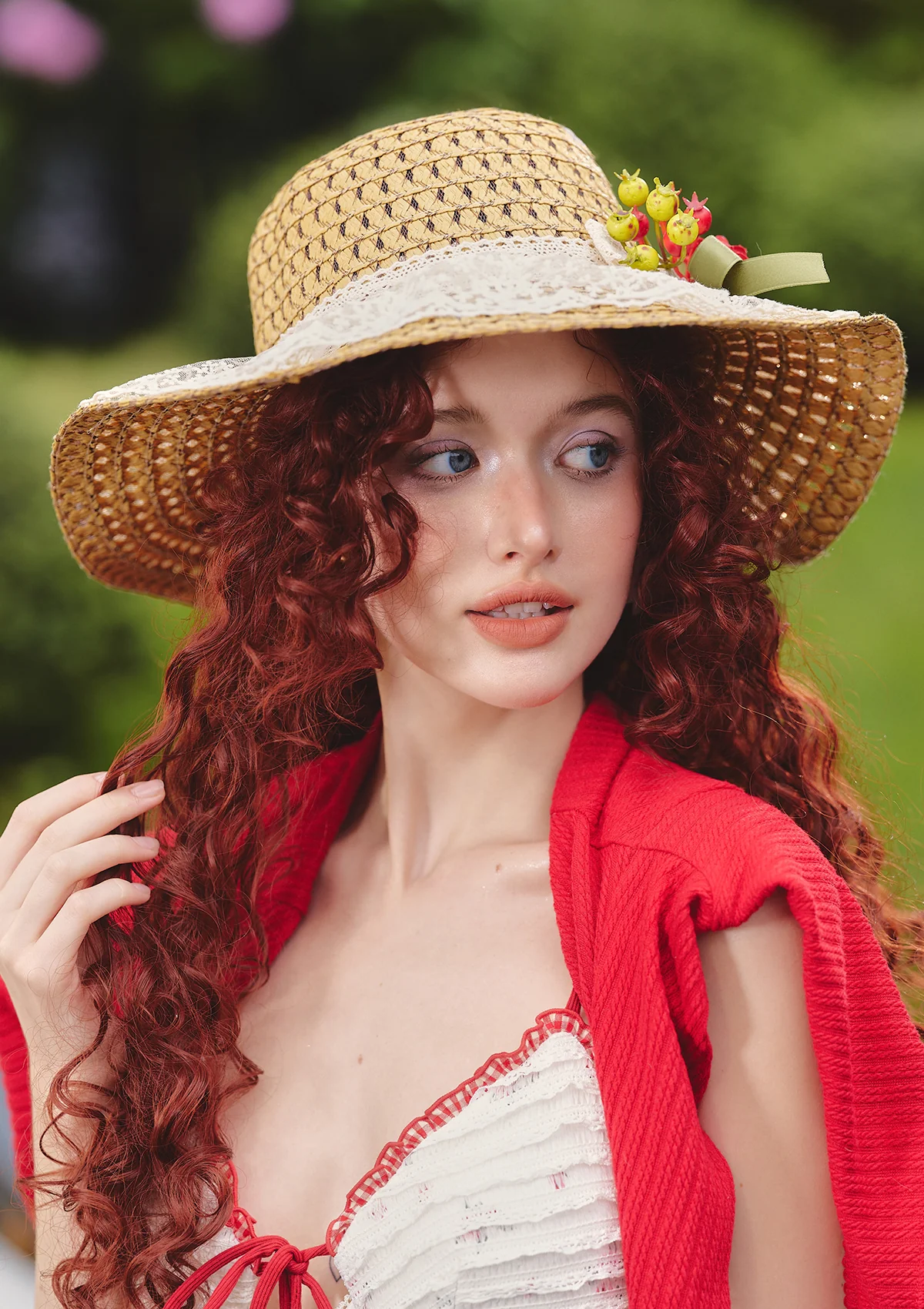 Jasminette & Cherry Hat - Thrancidy