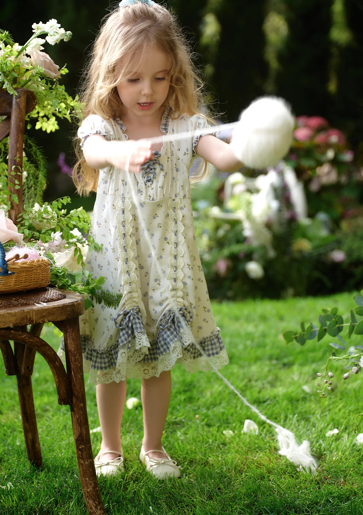 Toddler Girl Peter Rabbit Dollhouse Dress - Thrancidy