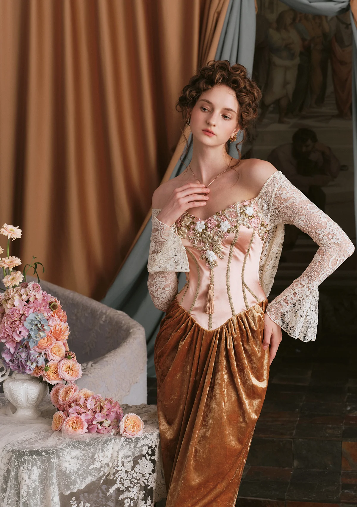 Arabian Nights Corset Dress - Thrancidy