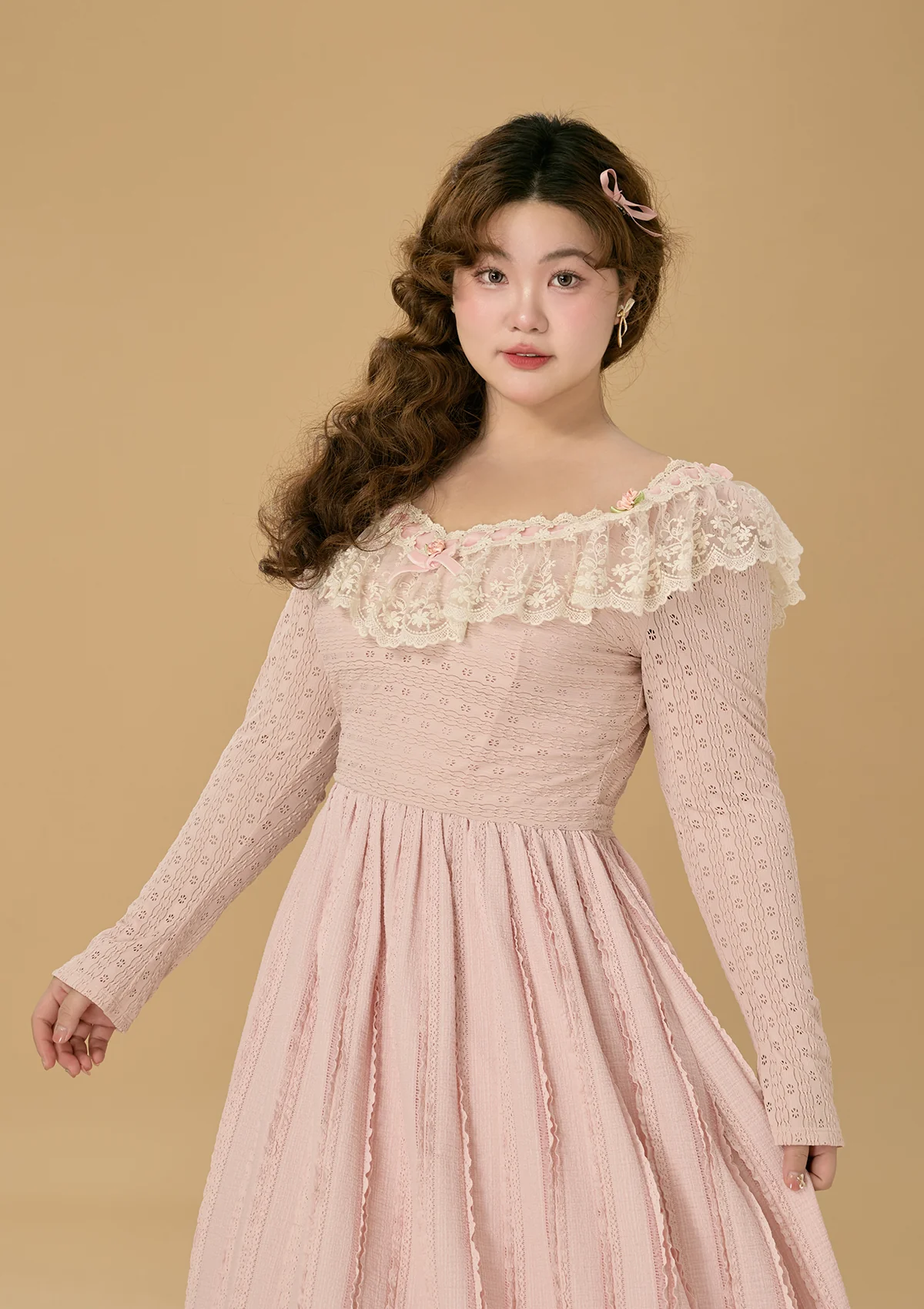 Curve & Plus Tuileries Forest Dress - Thrancidy