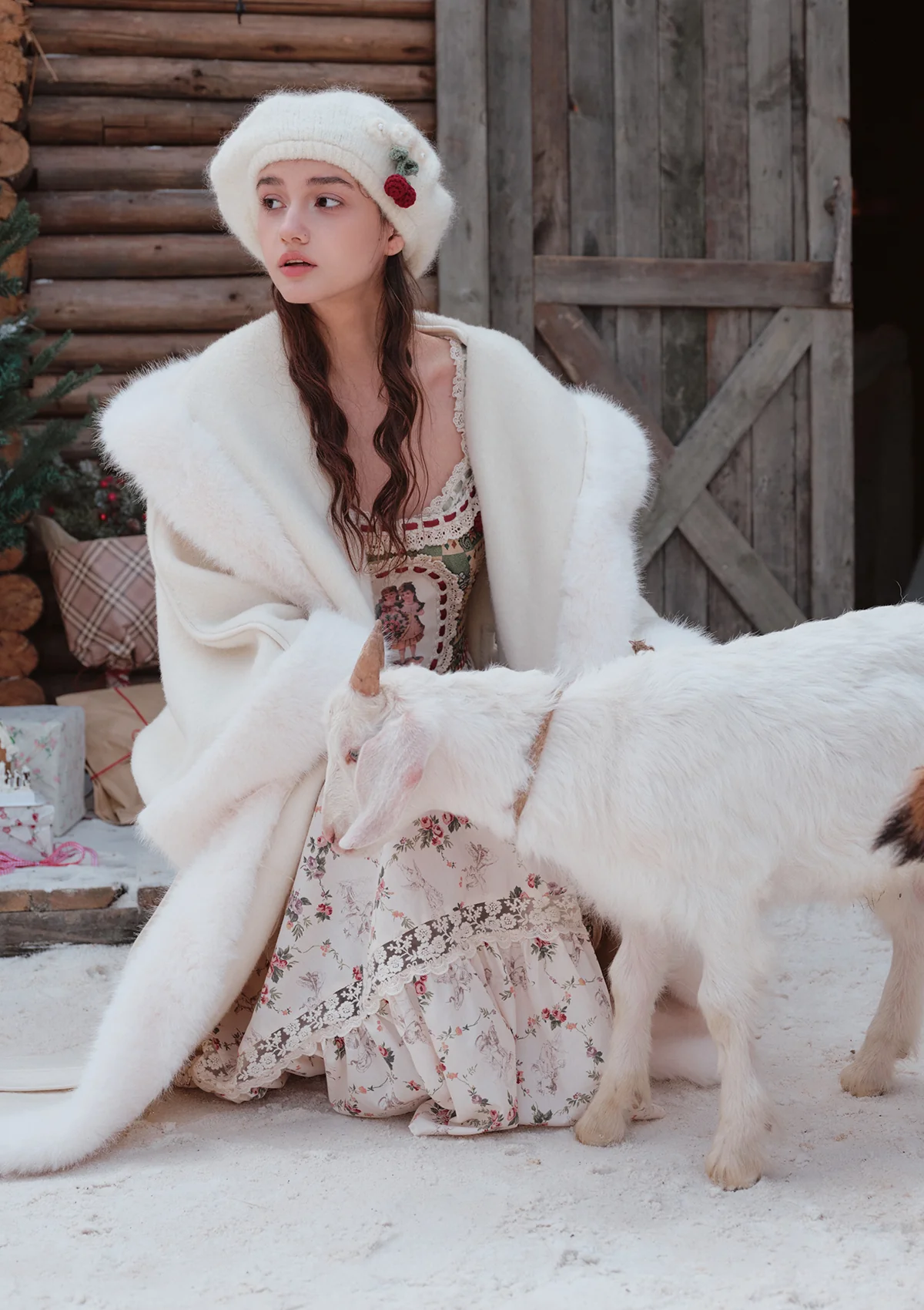 Snow Fox Fantasy Land Coat - Thrancidy