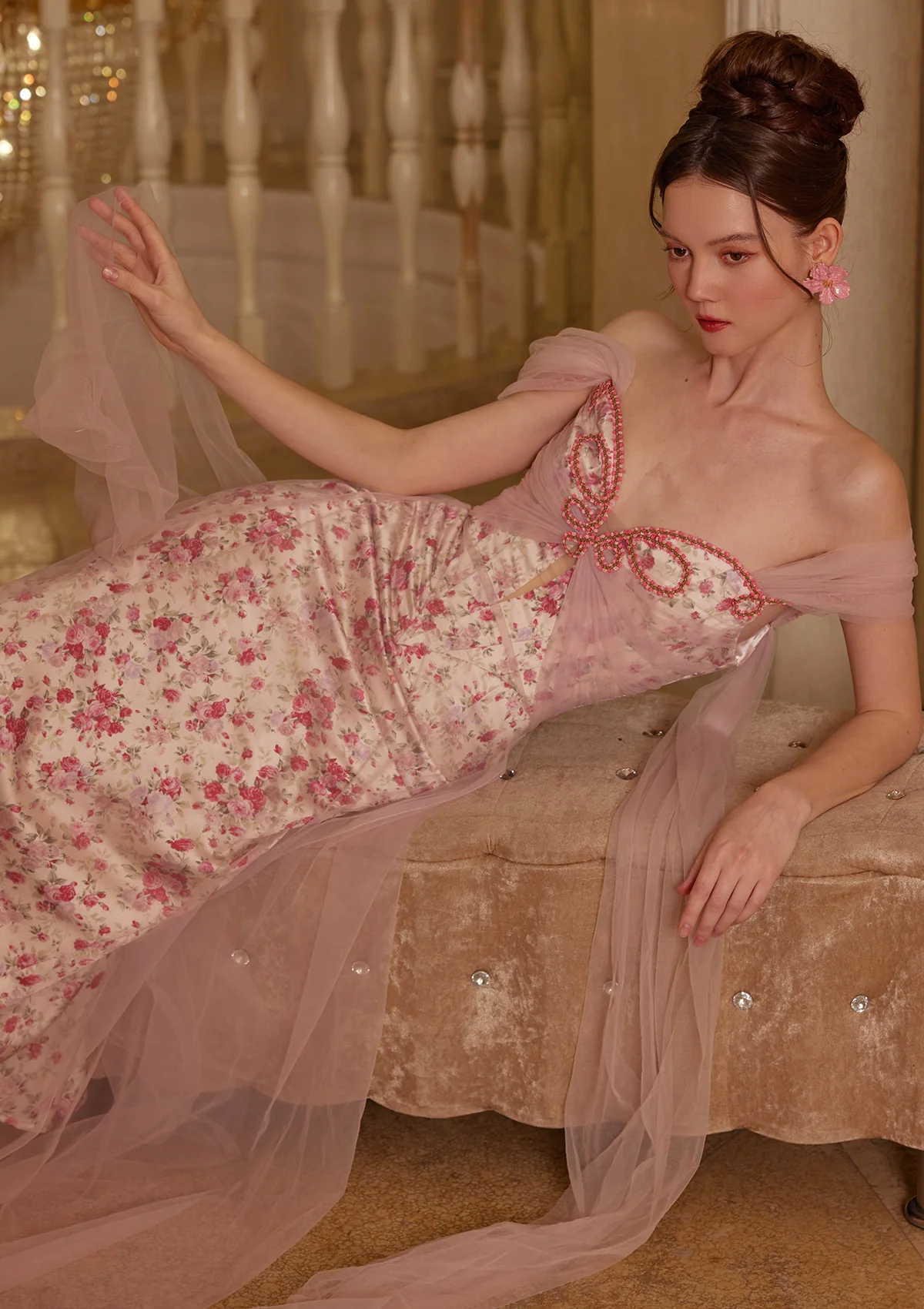 Floral Disc Fairy Corset Dress - Thrancidy