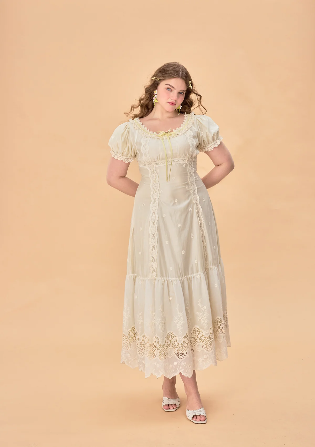 Curve & Plus Green Grapes Dress - Thrancidy