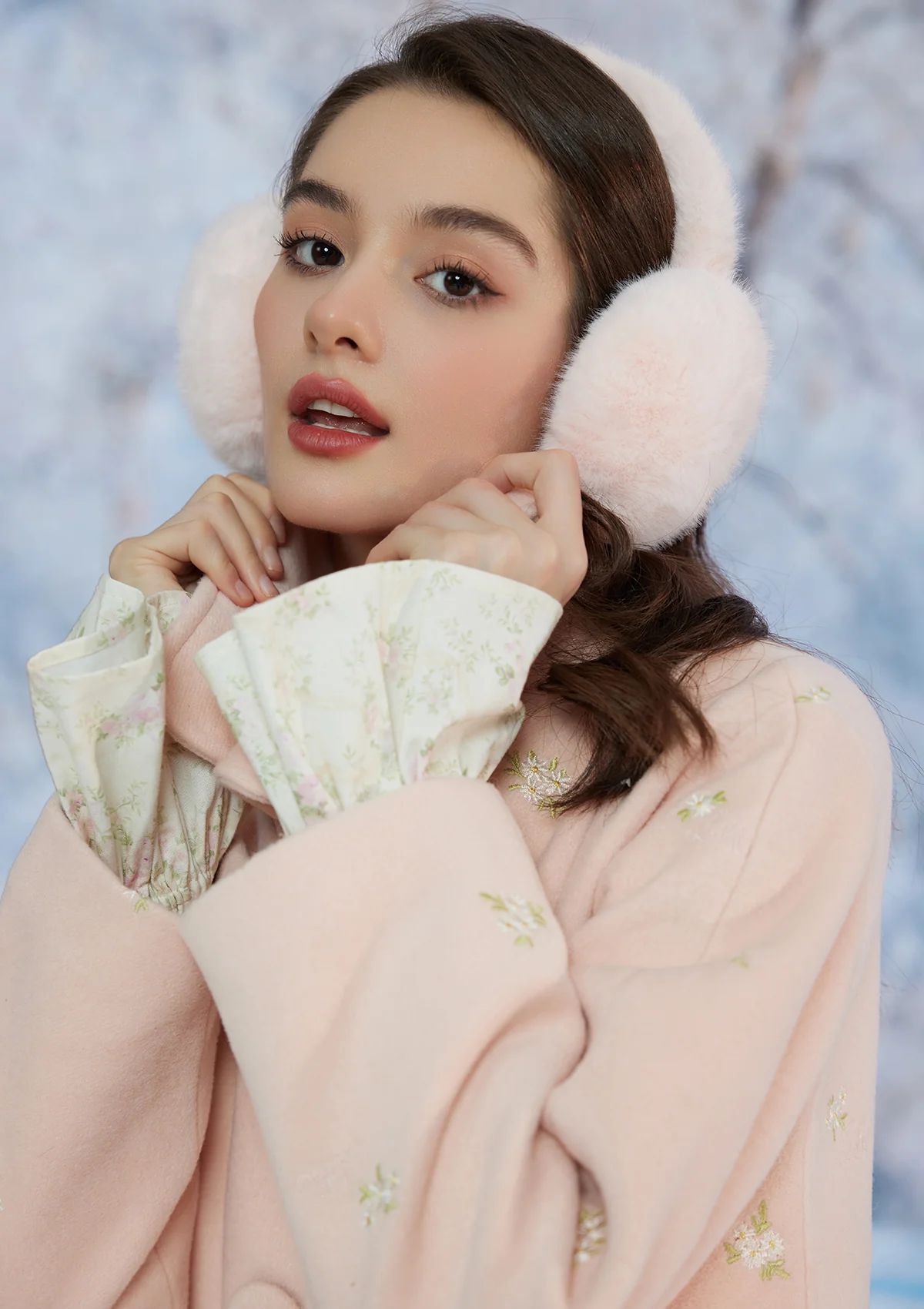 Blushy Wasabi Coat - Thrancidy