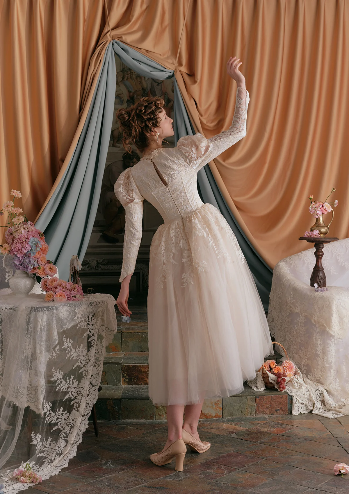 Pure White Wedding Corset Dress - Thrancidy