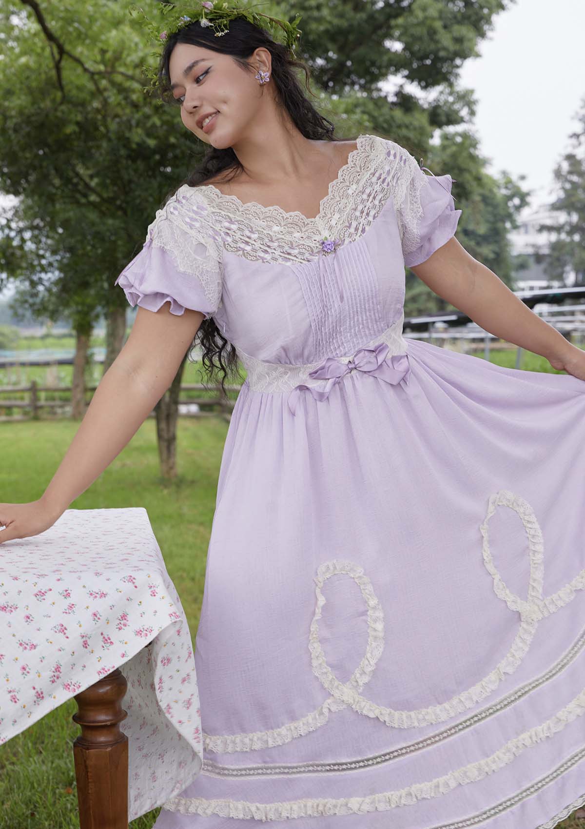 Curve & Plus Purple Kite Dress - Thrancidy