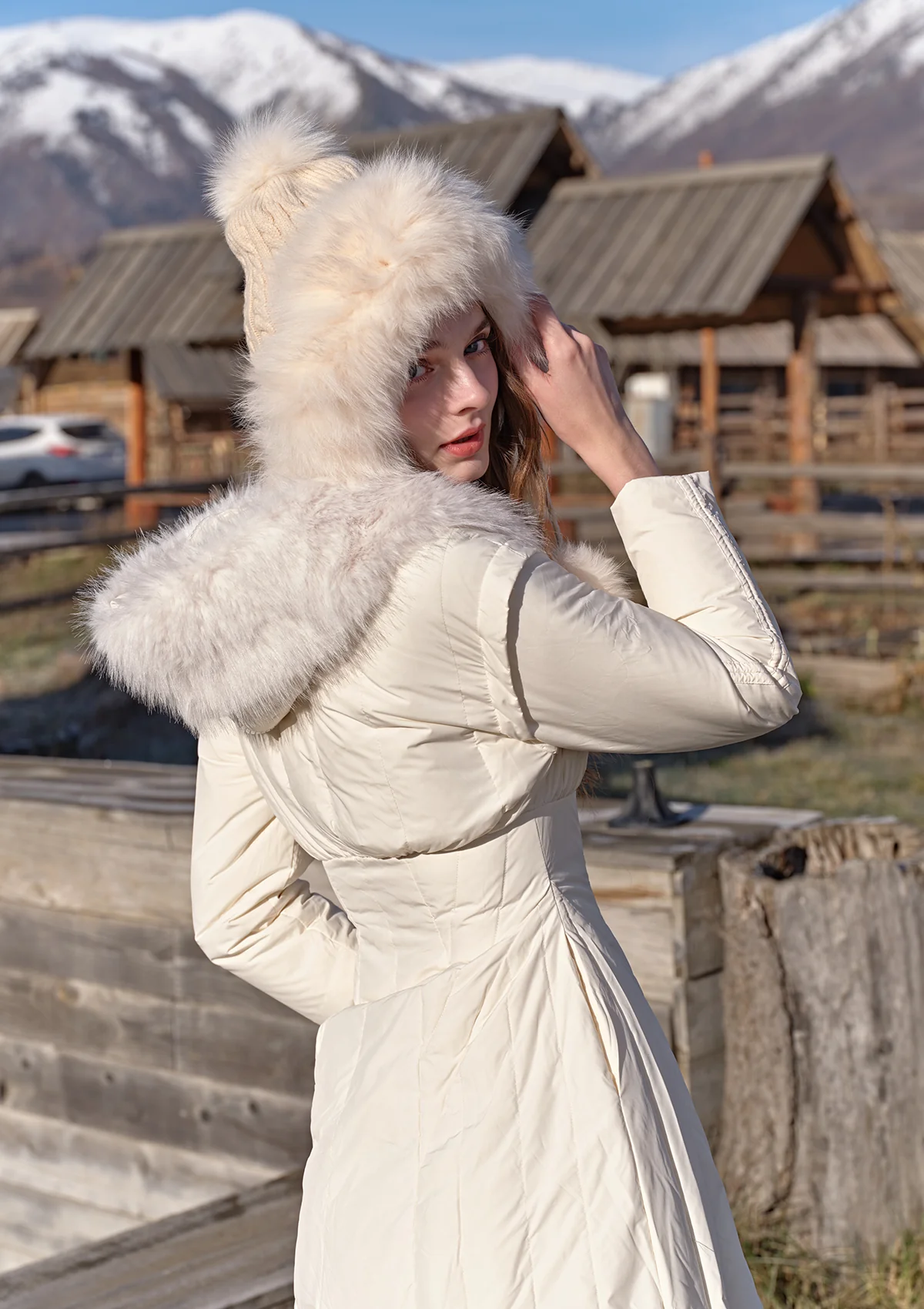 Curve & Plus Paper Feather Down Coat - Thrancidy