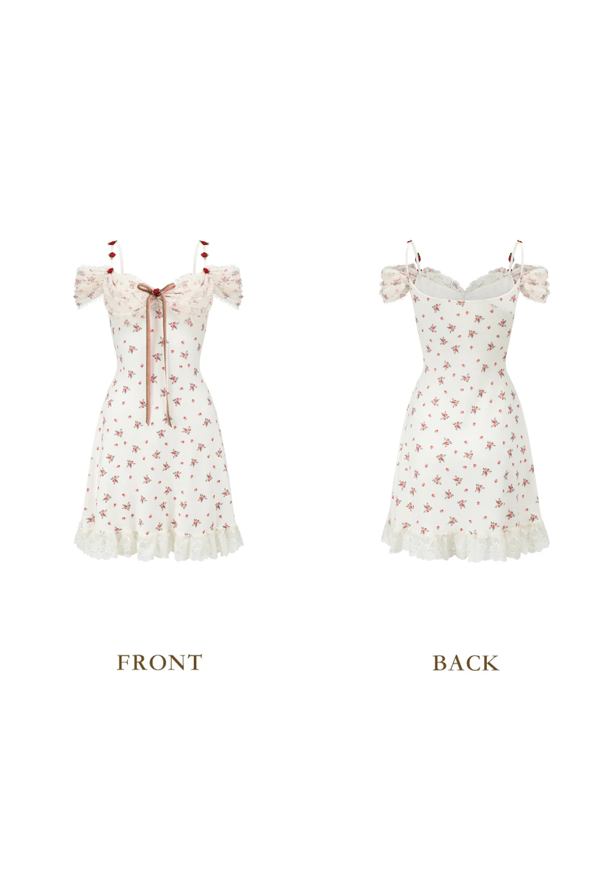 The Little Red Rose Dress - Thrancidy