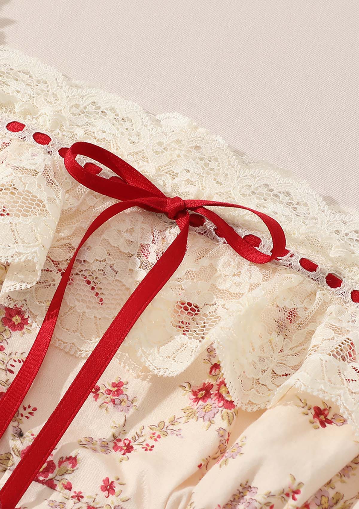 Red Garnet Corset Dress - Thrancidy