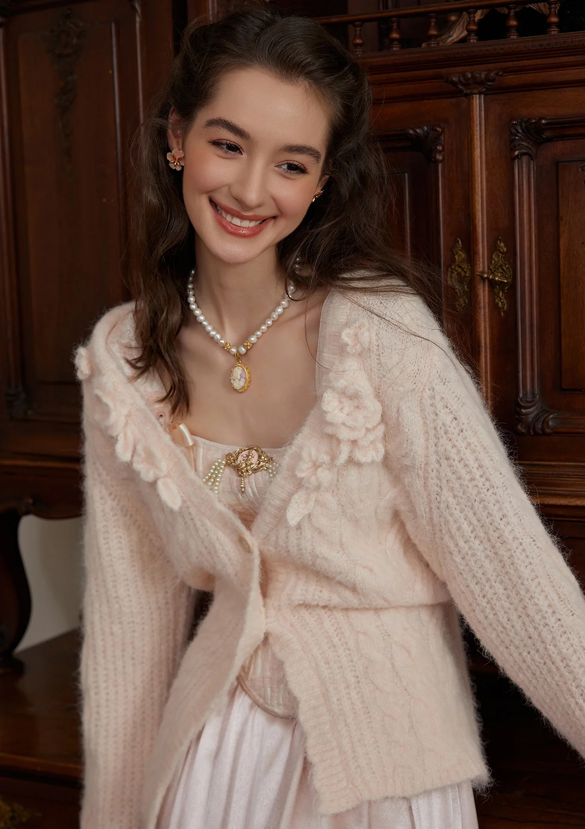 Semi-sweet Chiffon Knit Cardigan - Thrancidy
