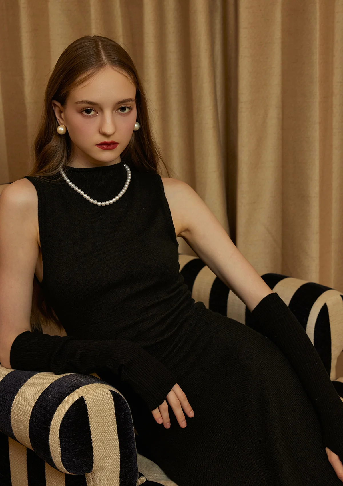 Miss Mine Knit DressLong - Thrancidy