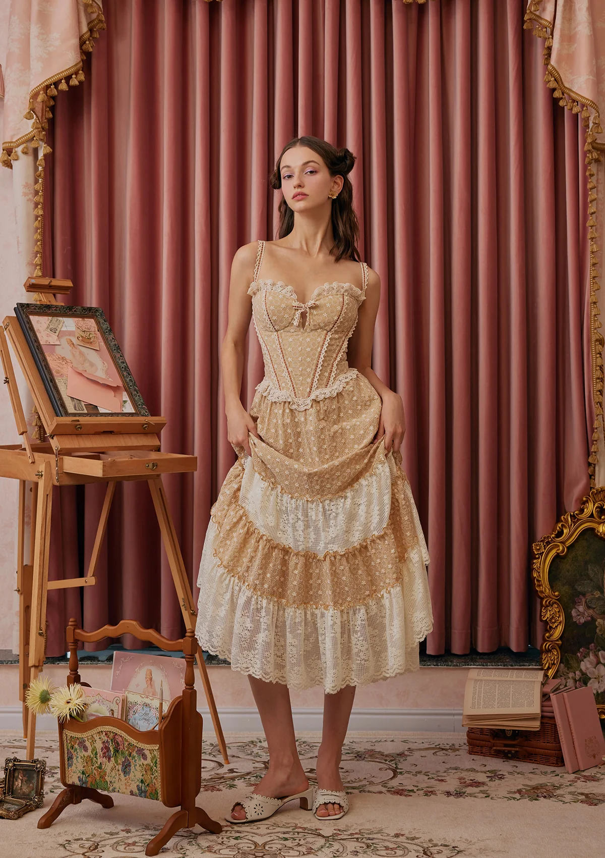 Miss Cinnamon Corset Dress - Thrancidy