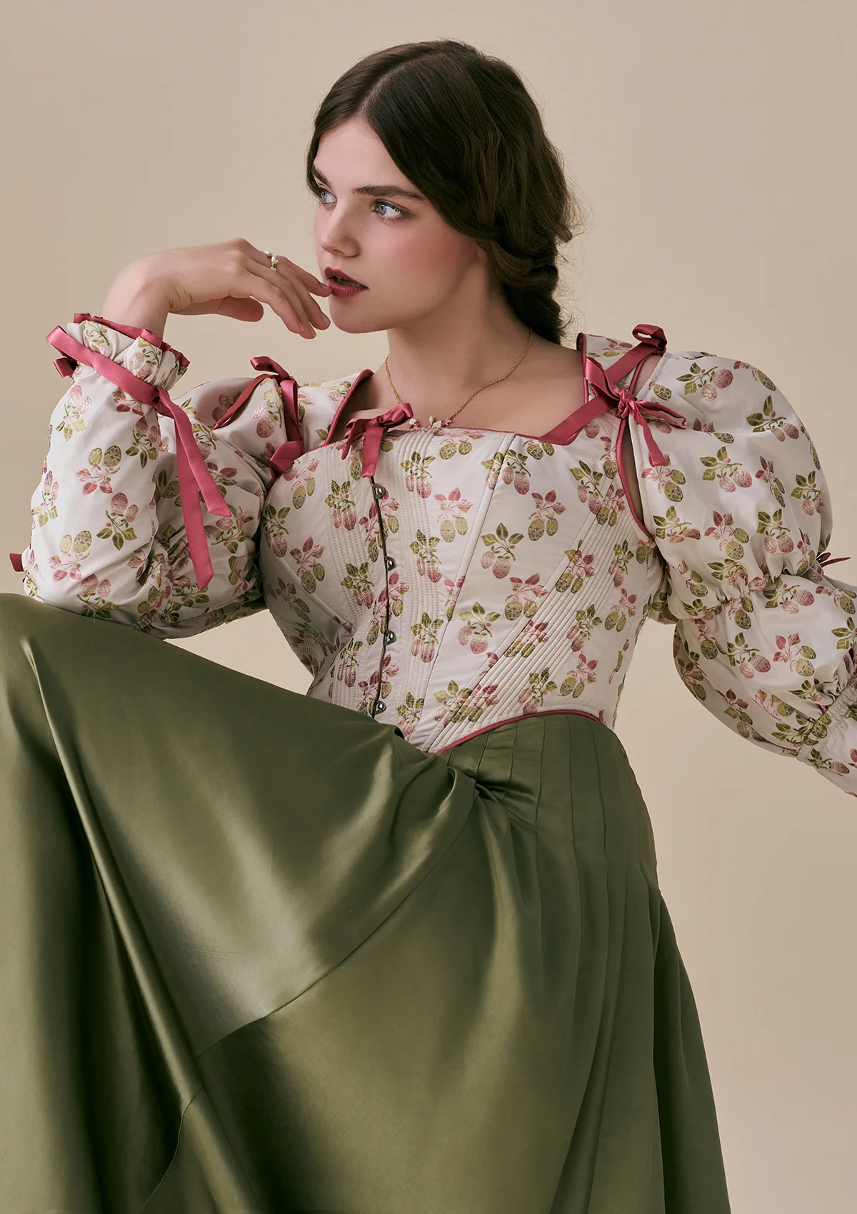 Curve & Plus Flower & Mirror Skirt - Thrancidy