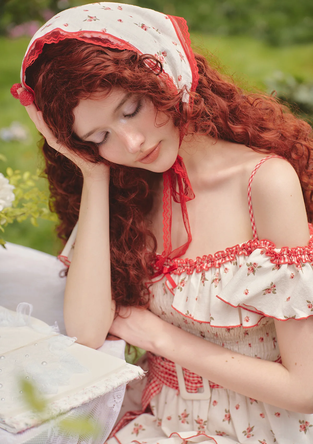 Red Hood Maiden Dress - Thrancidy