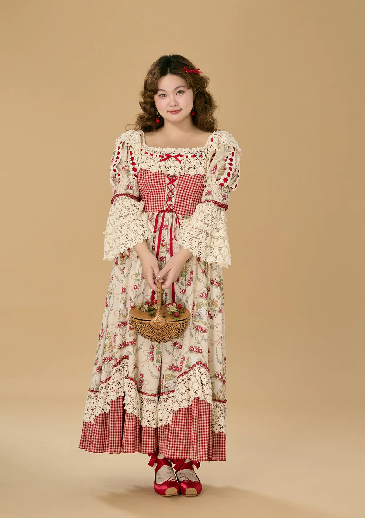 Curve & Plus Little Red Riding Hood  Dress - Thrancidy